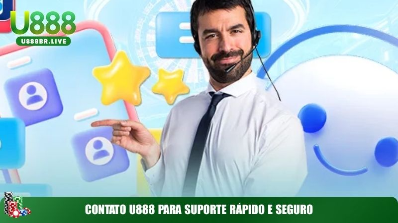 Contato U888 para suporte rápido e seguro
