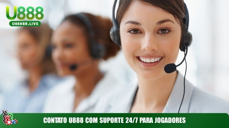 Contato U888 com suporte 24/7 para jogadores
