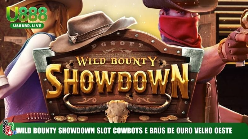 Wild Bounty Showdown slot cowboys e baús de ouro Velho Oeste